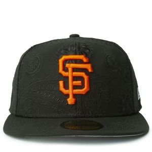 New Era Baseball Cap - San Francisco Giants MLB Black Paisley 59Fifty Fi…